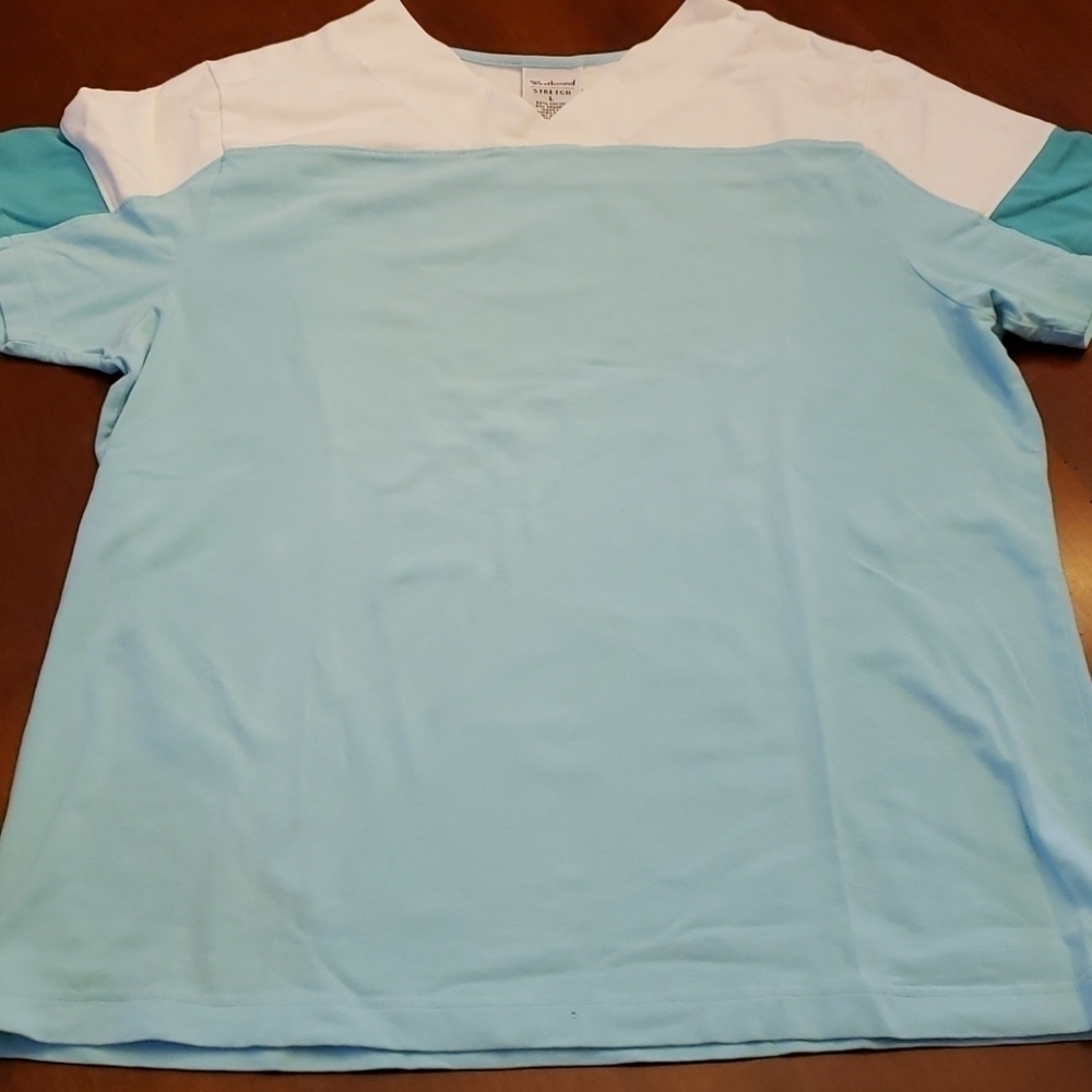 VTG Y2K Westbound Stretch S.Sleeve Top Tricolor L